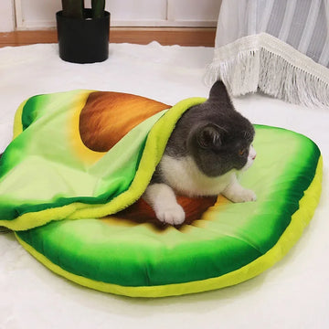 Warm Cat Dog Bed Egg Print Blanket Soft Flannel