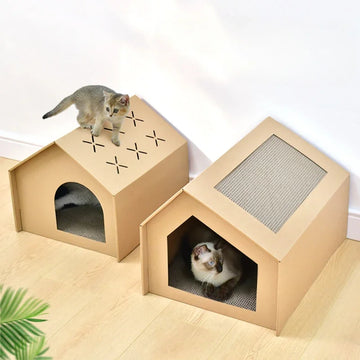 Corrugated Paper Cat Nest Four Season