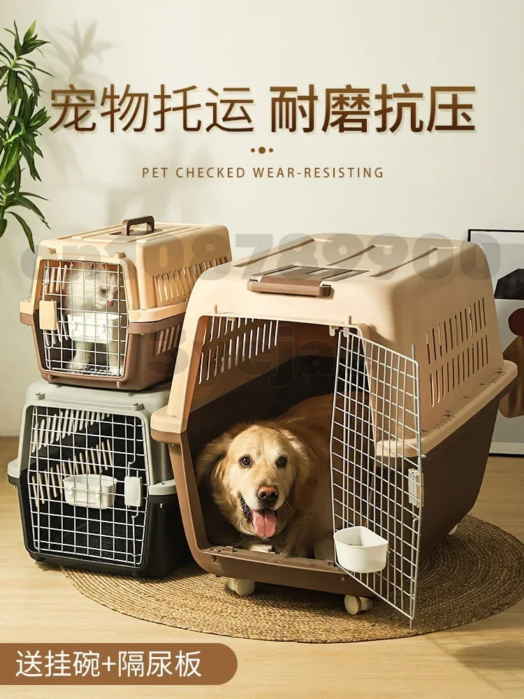 Pet Airline Box Dog & Cat travel Portable