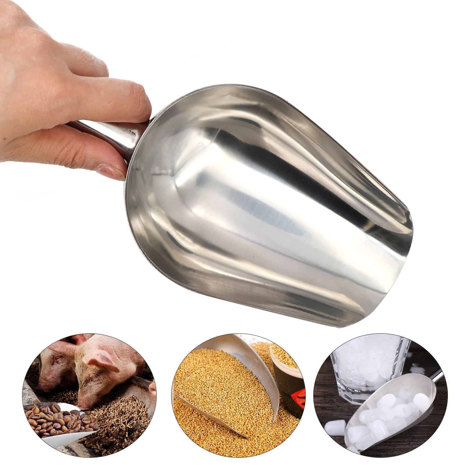 Pet Food Shovel Stainless Steel
