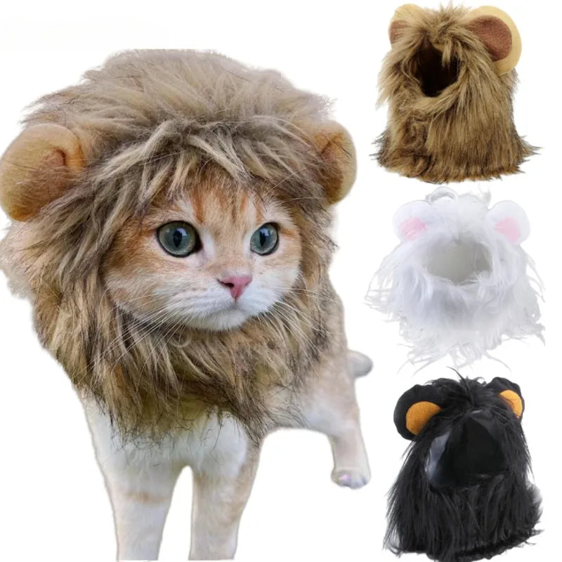 Lion Mane Cat Cute Wig Hat