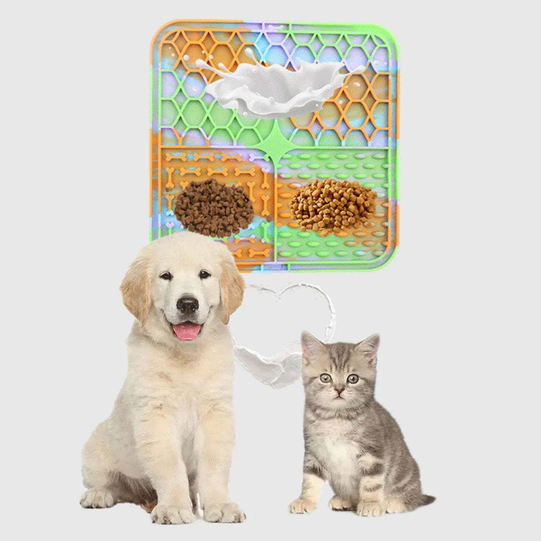 Pet Placemat Cat and Dog Slow Feeding Lick Mat