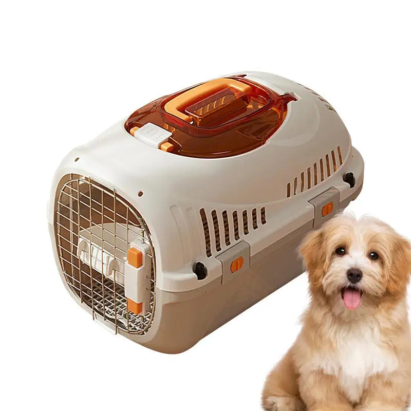 Portable Cat Cage Car Transport Carry