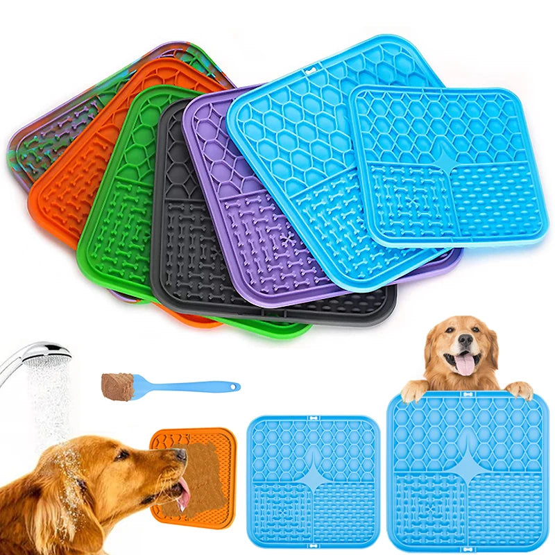 Pet Lick Silicone Mat Dogs Pet Slow Food