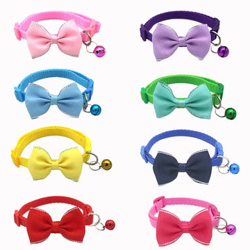 Pet Collars New Bow Bell