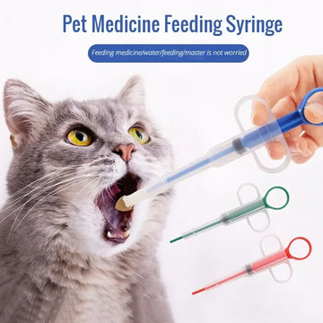 Pet Pills Applicator Cats Dogs Syringe